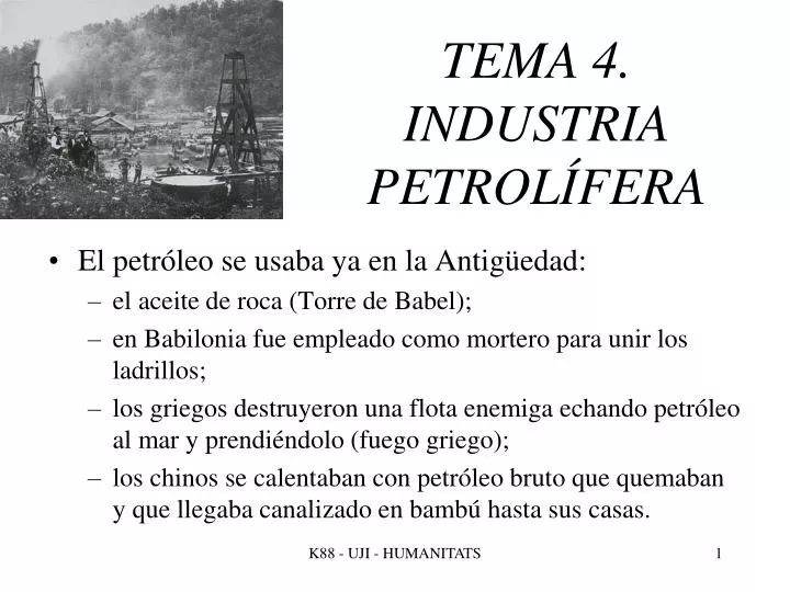 tema 4 industria petrol fera