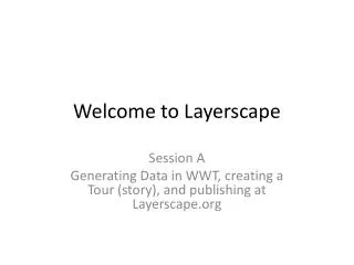 Welcome to Layerscape