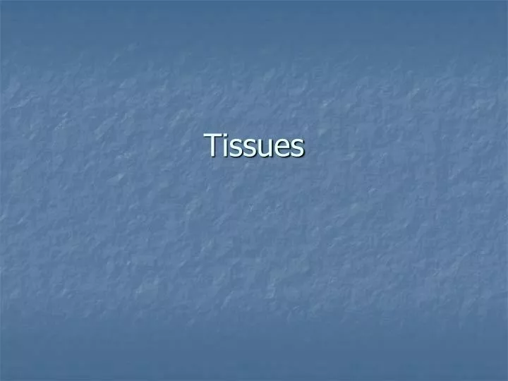 tissues