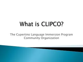 What is CLIPCO?