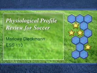 Physiological Profile Review for Soccer