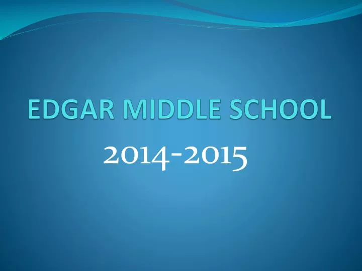 edgar middle school