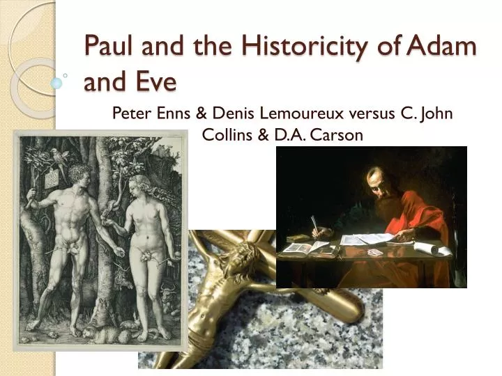paul and the historicity of adam and eve