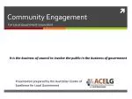 Community Engagement - slide 1