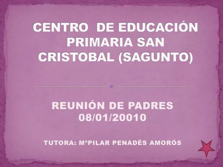 centro de educaci n primaria san cristobal sagunto