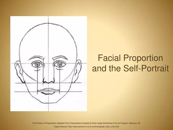 facial proportion and the self portrait