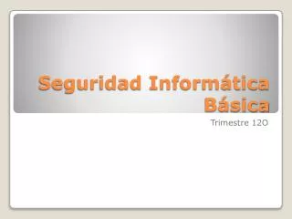 seguridad inform tica b sica