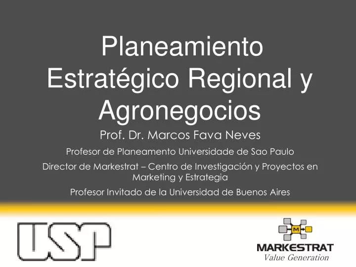 planeamiento estrat gico regional y agronegocios