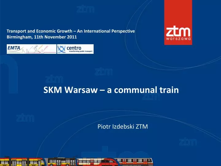 skm warsaw a communal train