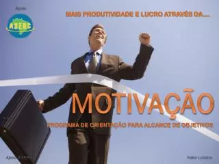 programa de orienta o para alcance de objetivos