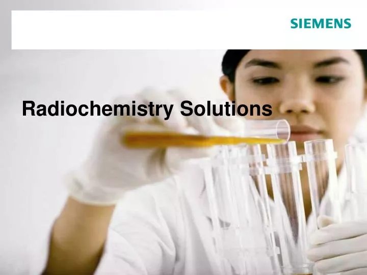 radiochemistry solutions