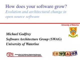 How does your software grow? Evolution and architectural change in open source software