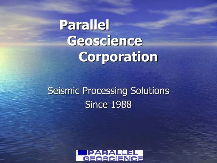 parallel geoscience corporation