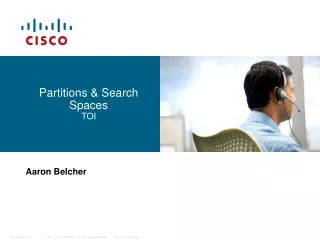 Partitions &amp; Search Spaces TOI