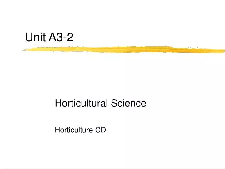 unit a3 2