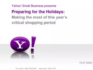Yahoo! Small Business presents