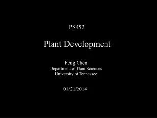 Plant Development