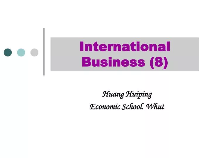 international business 8