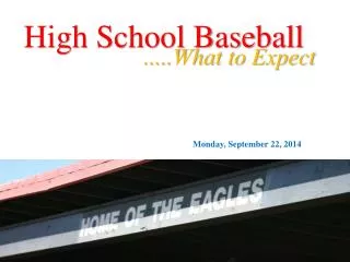 High School Baseball