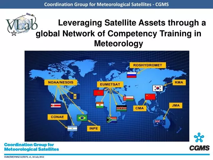 leveraging satellite assets through a global network of competency training in meteorology