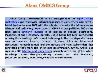 About OMICS Group