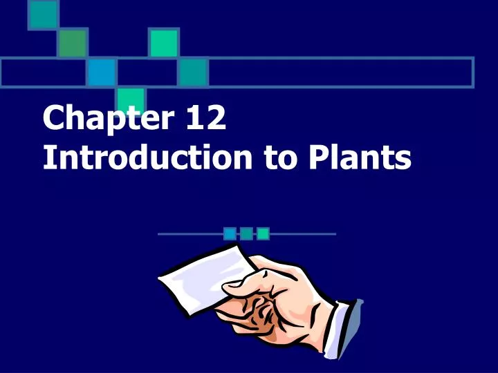 chapter 12 introduction to plants