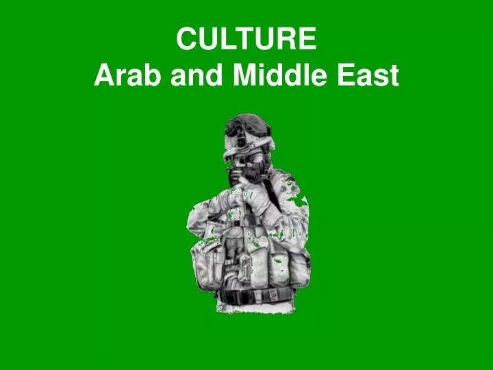 culture arab and middle east