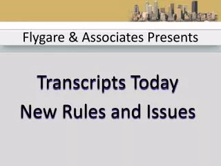 Flygare &amp; Associates Presents