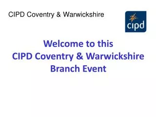 CIPD Coventry &amp; Warwickshire