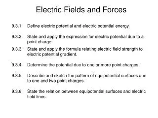 a force or attraction or repulsion is associated with charge