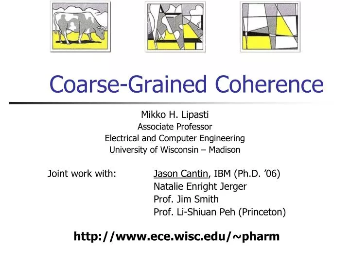 coarse grained coherence
