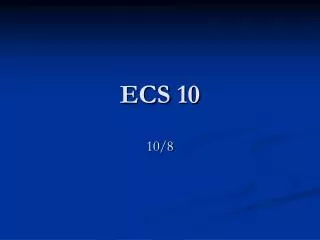 ECS 10