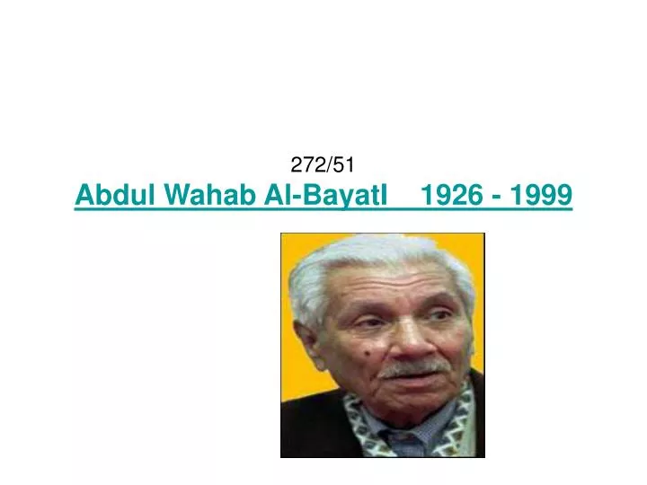 272 51 abdul wahab al bayati 1926 1999