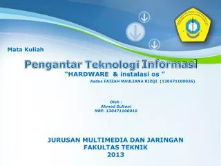 hardware instalasi os