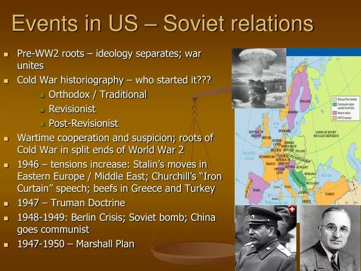 events in us soviet relations