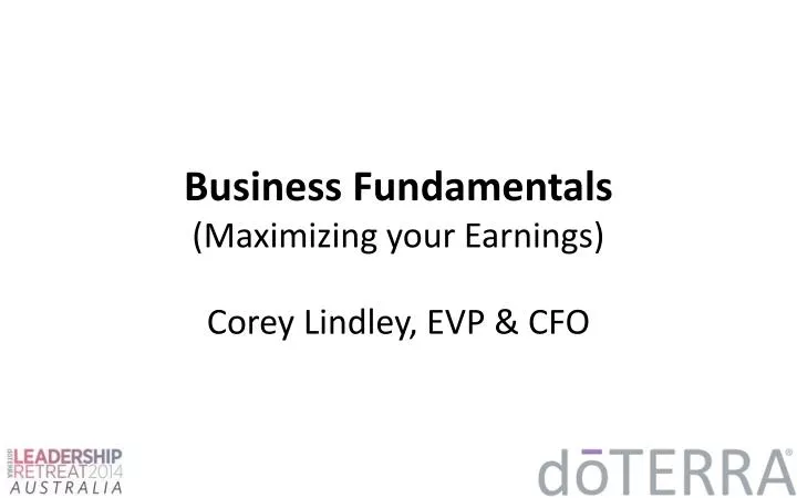 business fundamentals maximizing your earnings