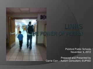 LINKS The Power of Peers!