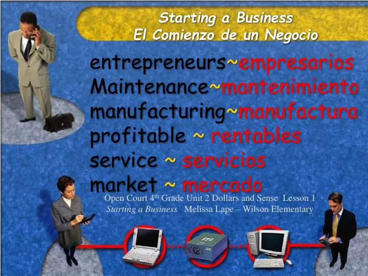 starting a business el comienzo de un negocio