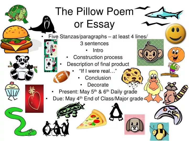 the pillow poem or essay