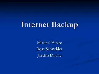 Internet Backup