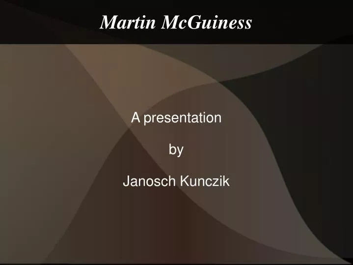 a presentation by janosch kunczik
