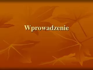 wprowadzenie