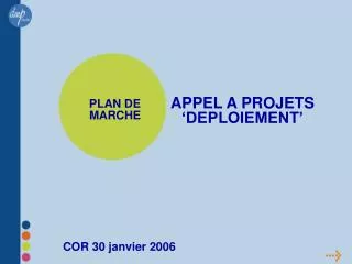 appel a projets deploiement
