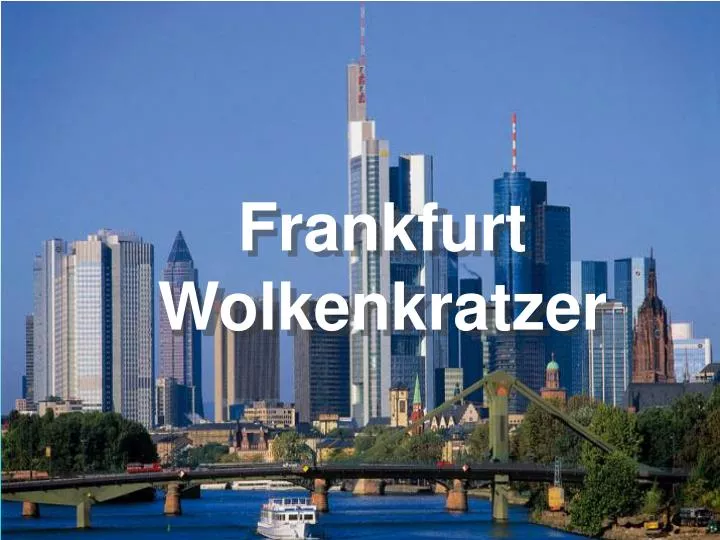 frankfurt wolkenkratzer