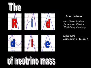 of neutrino mass