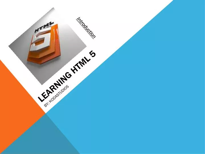 learning html 5