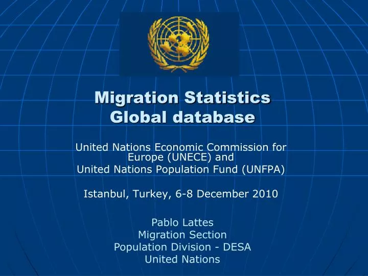 migration statistics global database