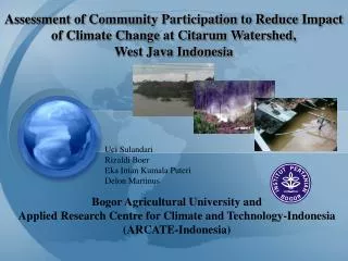 Bogor Agricultural University and