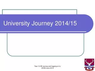 University Journey 2014/15