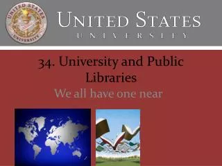 34. University and Public Libraries
